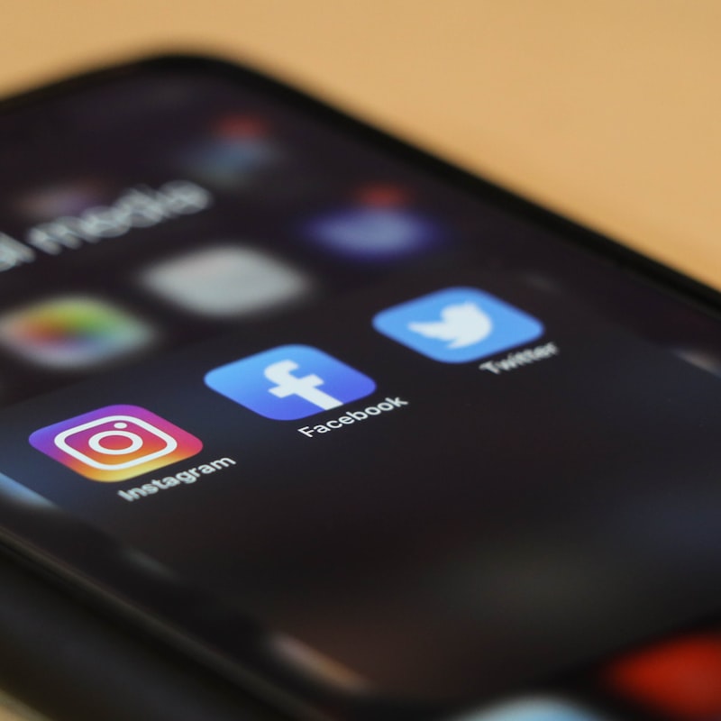 Facebook app on a phone
